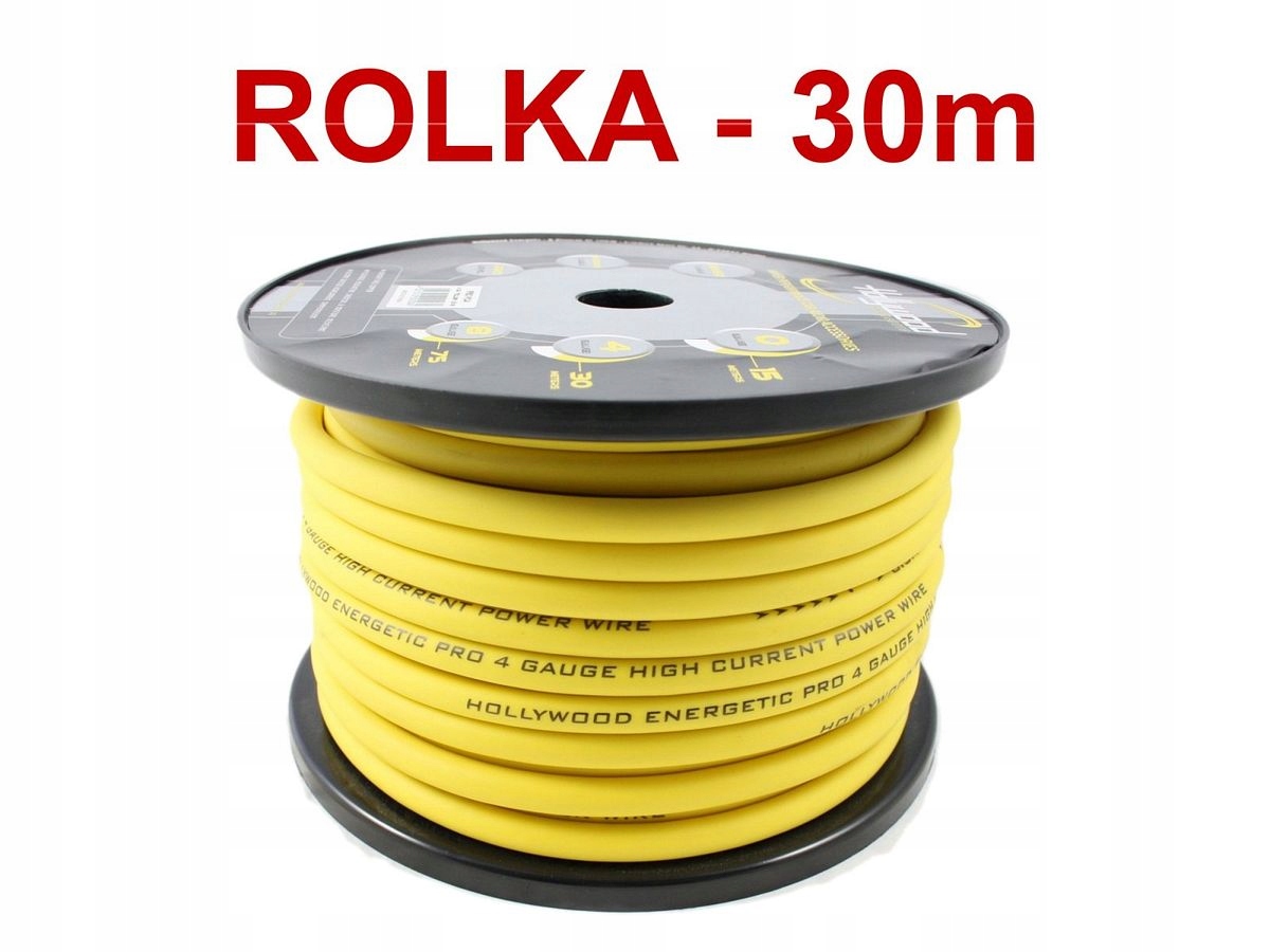 Hollywood Pro PC-YL4 – napájací kábel 21 mm2 /30 m