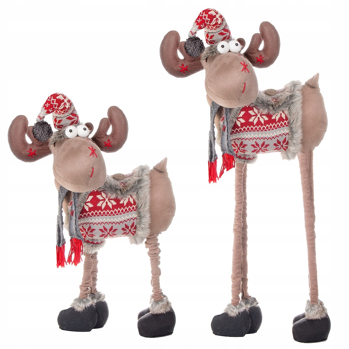 RENIFER ŚWIĄTECZNY DUŻY DEKORACJA ŚWIĄTECZNA 100cm Marka Springos