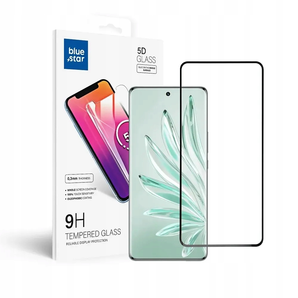 Szkło hartowane Blue Star 5D do Honor 70 czarny