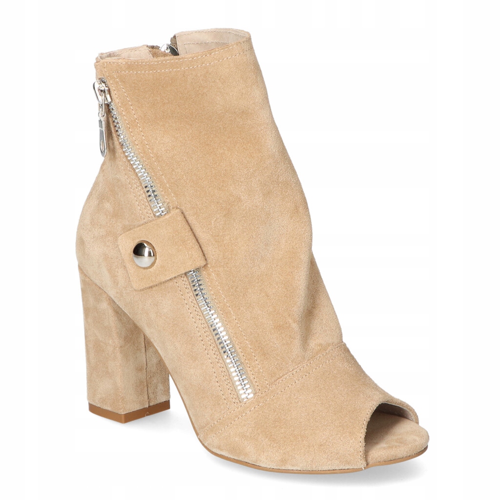 Kotníkové Boty Damiss DS-464/2/A Béžový semiš 36