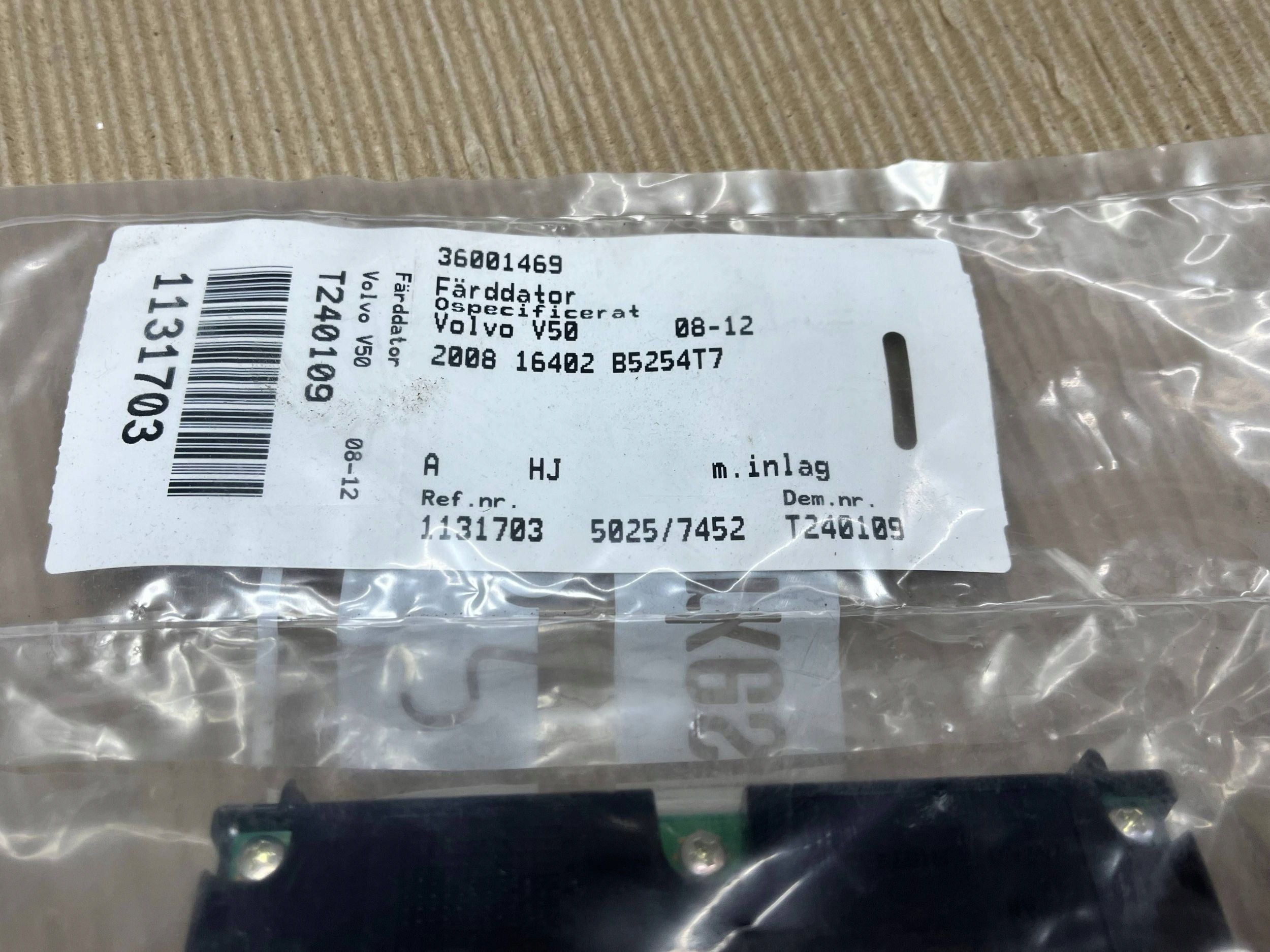 Ekran HUD (display) Volvo V50 36001469