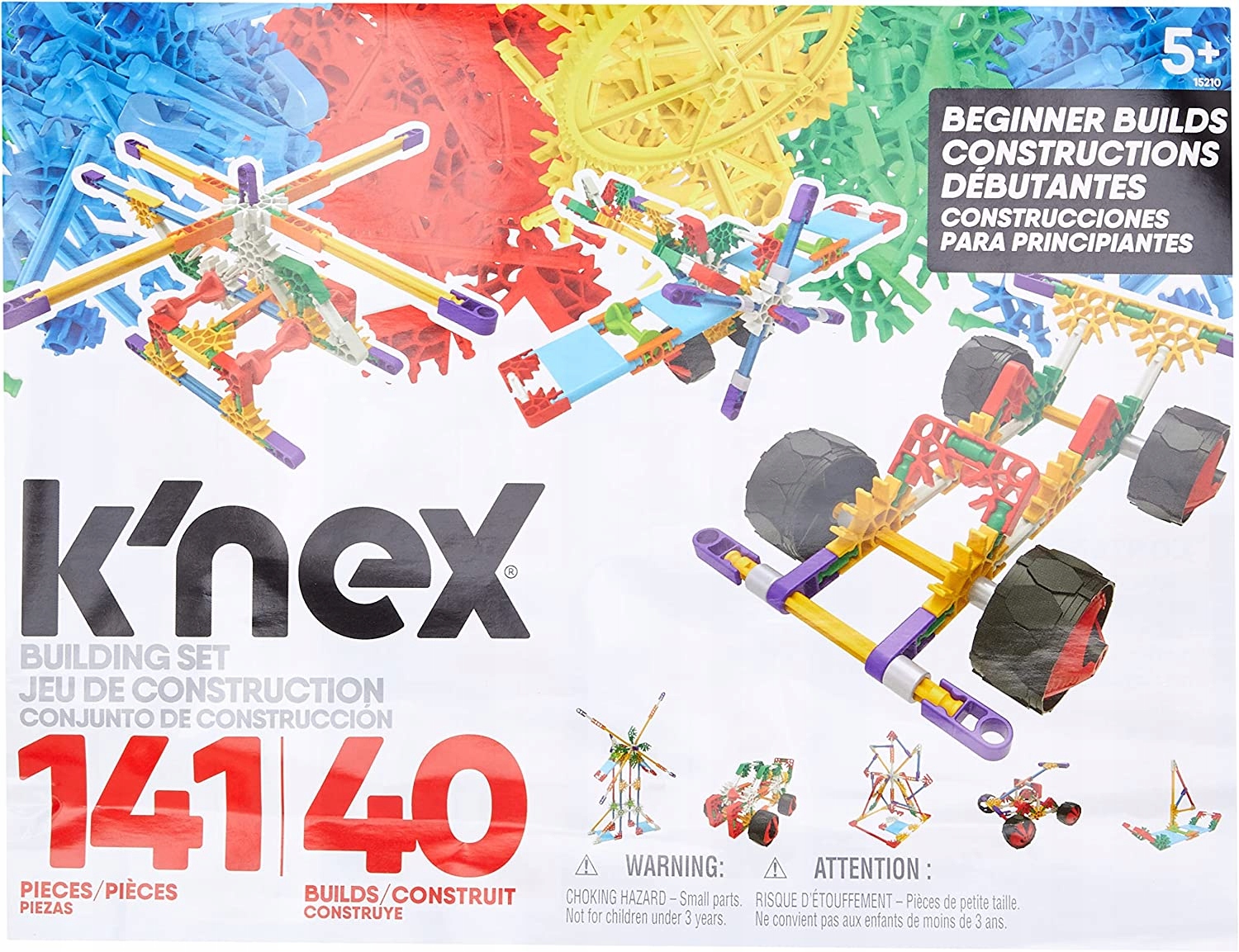 

K'nex Knex Klocki Zestaw Klocków 40 modeli 141 el.
