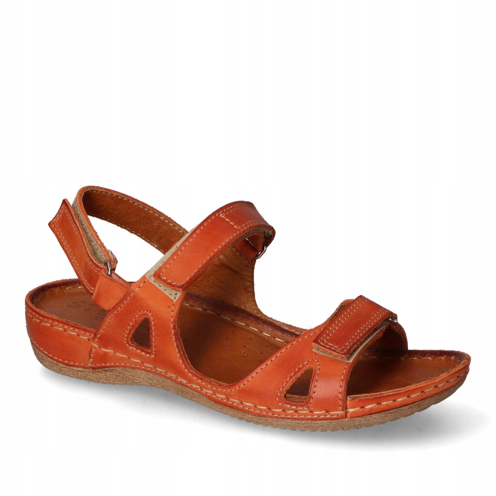 Sandály Stella 866 Pomeranč 4 lico 40