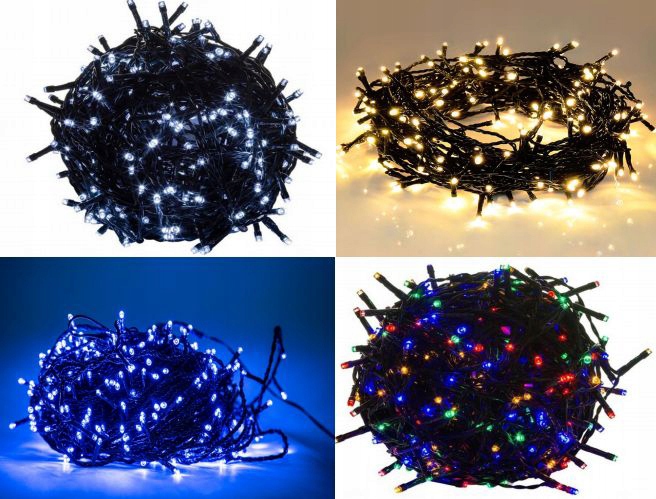 LAMPKI CHOINKOWE 200 LED SZNUR Marka inna