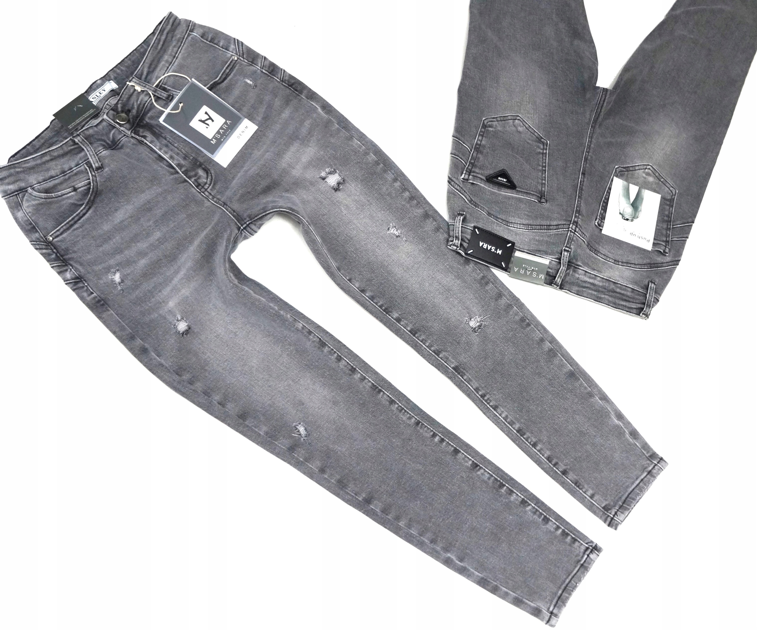 M.SARA WYSZCZUPLAJĄCE SPODNIE/JEANSY PUSH UP