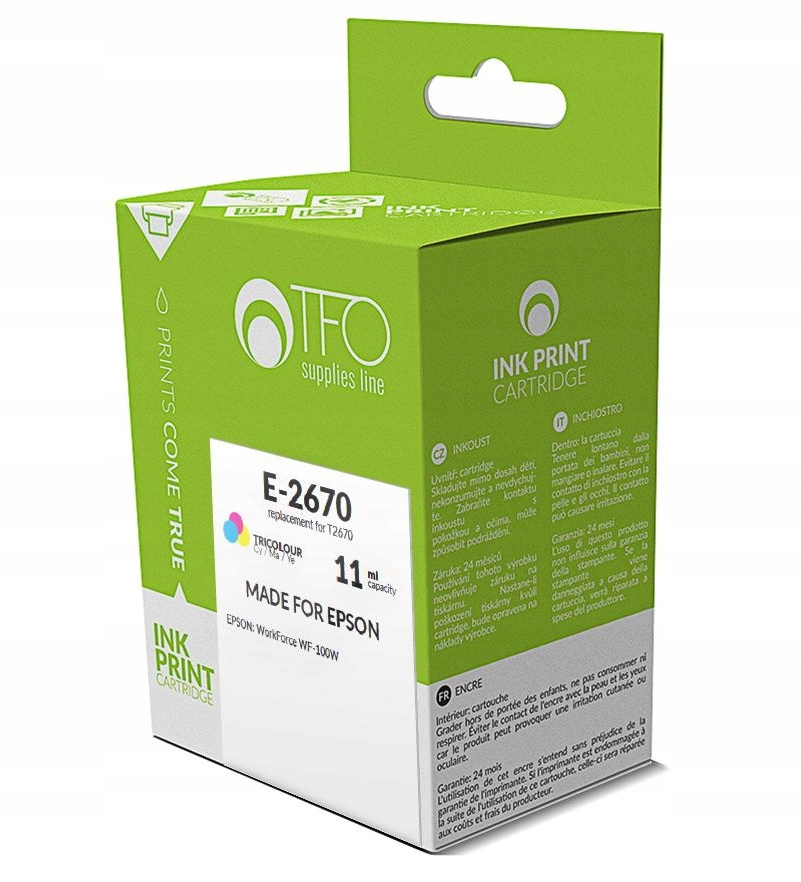 

Tusz do Epson WorkForce WF100W T2670 Tfo 11ml