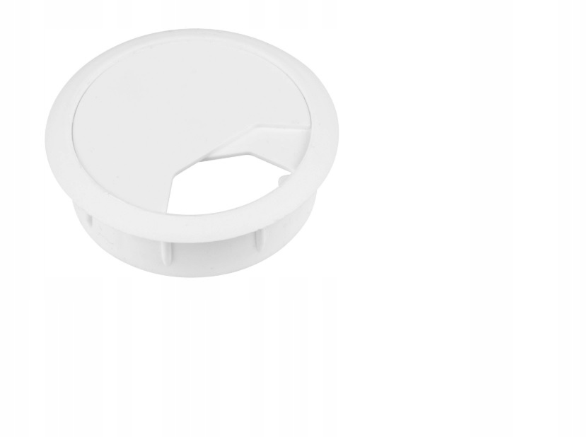 PRZEPUST KABLOWY FI60 MM PRZELOTKA OKRĄGŁA BIAŁY