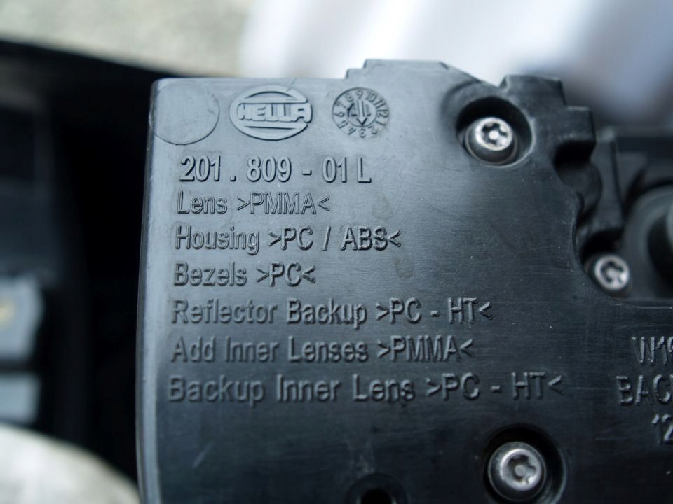 Range Rover Evoque light left rear left rear part 15r FL Lift