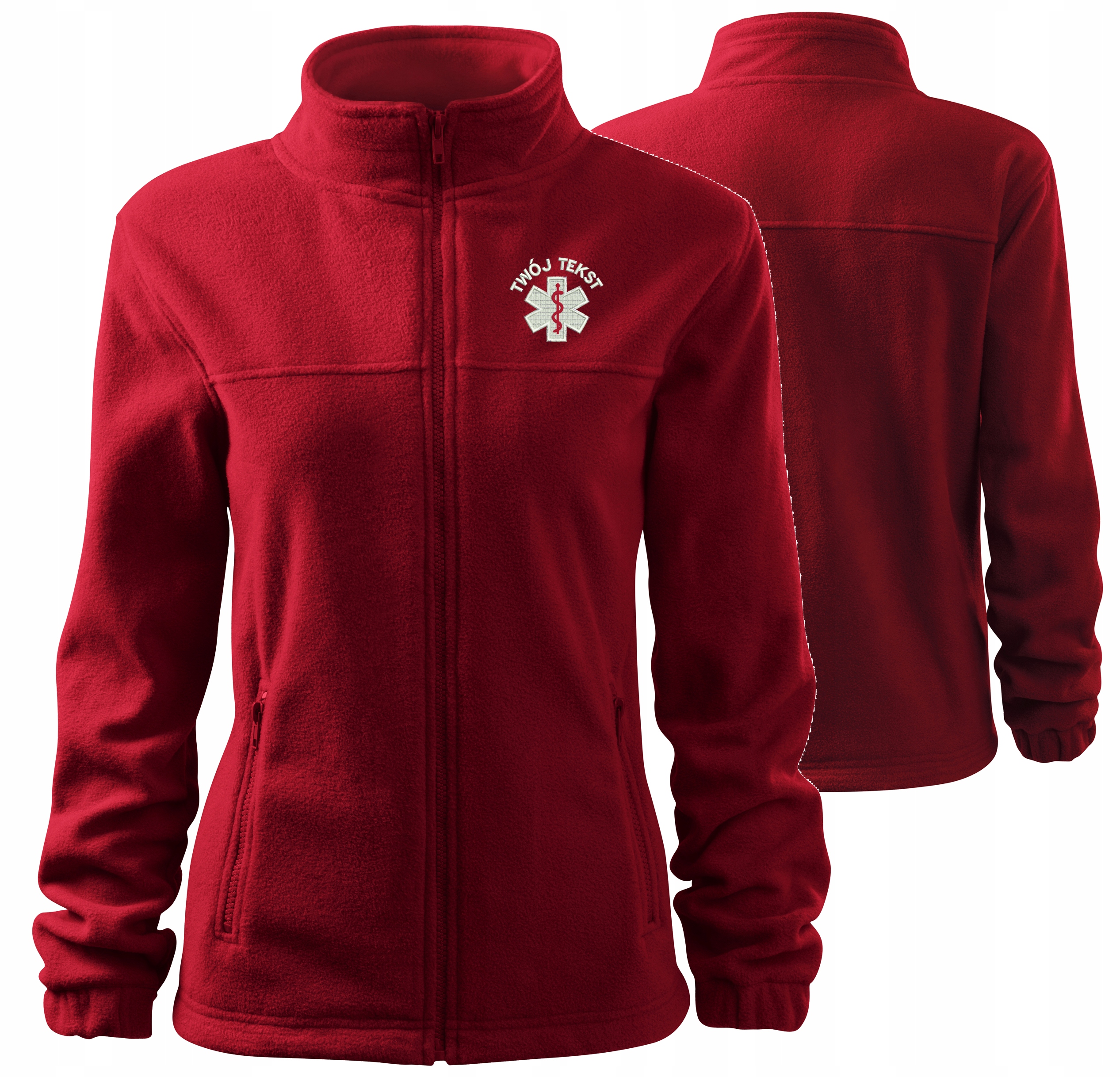 Polar damski Medyczny Twój Tekst M