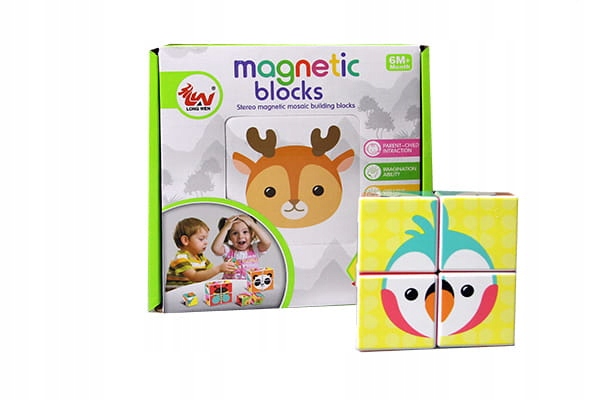 

Klocki Magnetycze Układanka 6w1