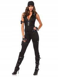 Kostým Důstojnice Swat Kostým Důstojnice S