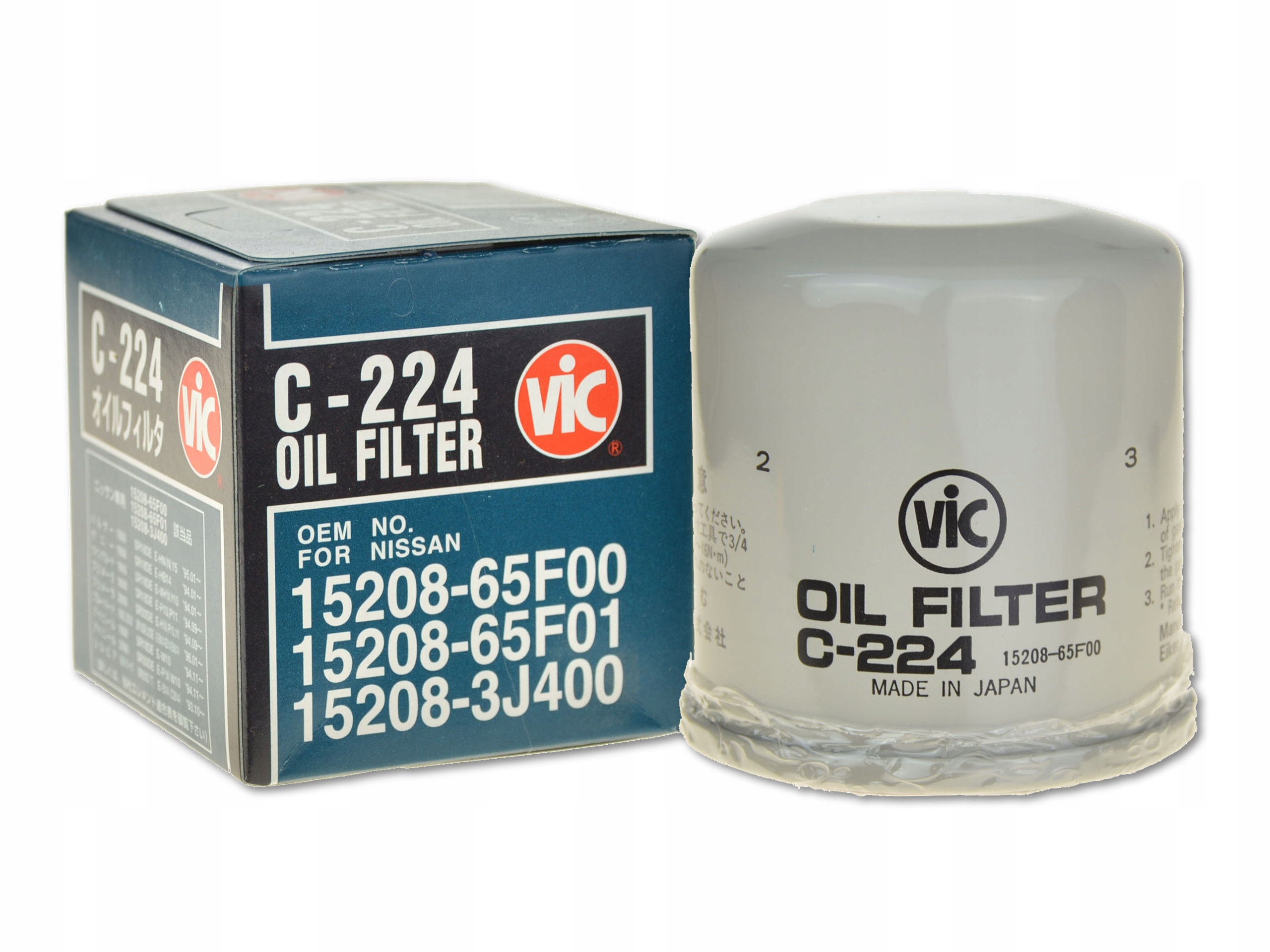 

Filtr Oleju C-224 VIC Made In Japan