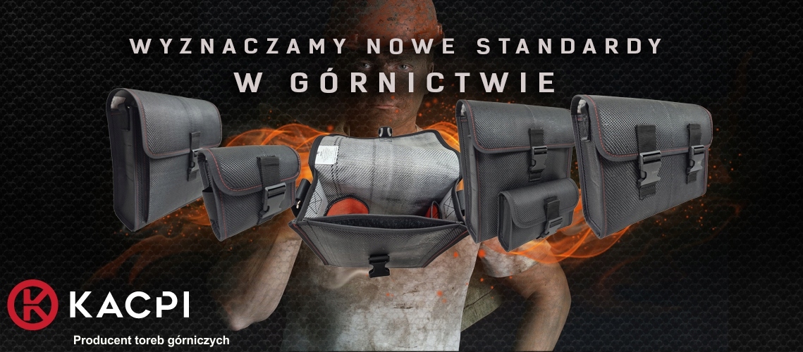 Torba górnicza 30/34/15 z koszami i Haftem Gratis Model TB -  V3