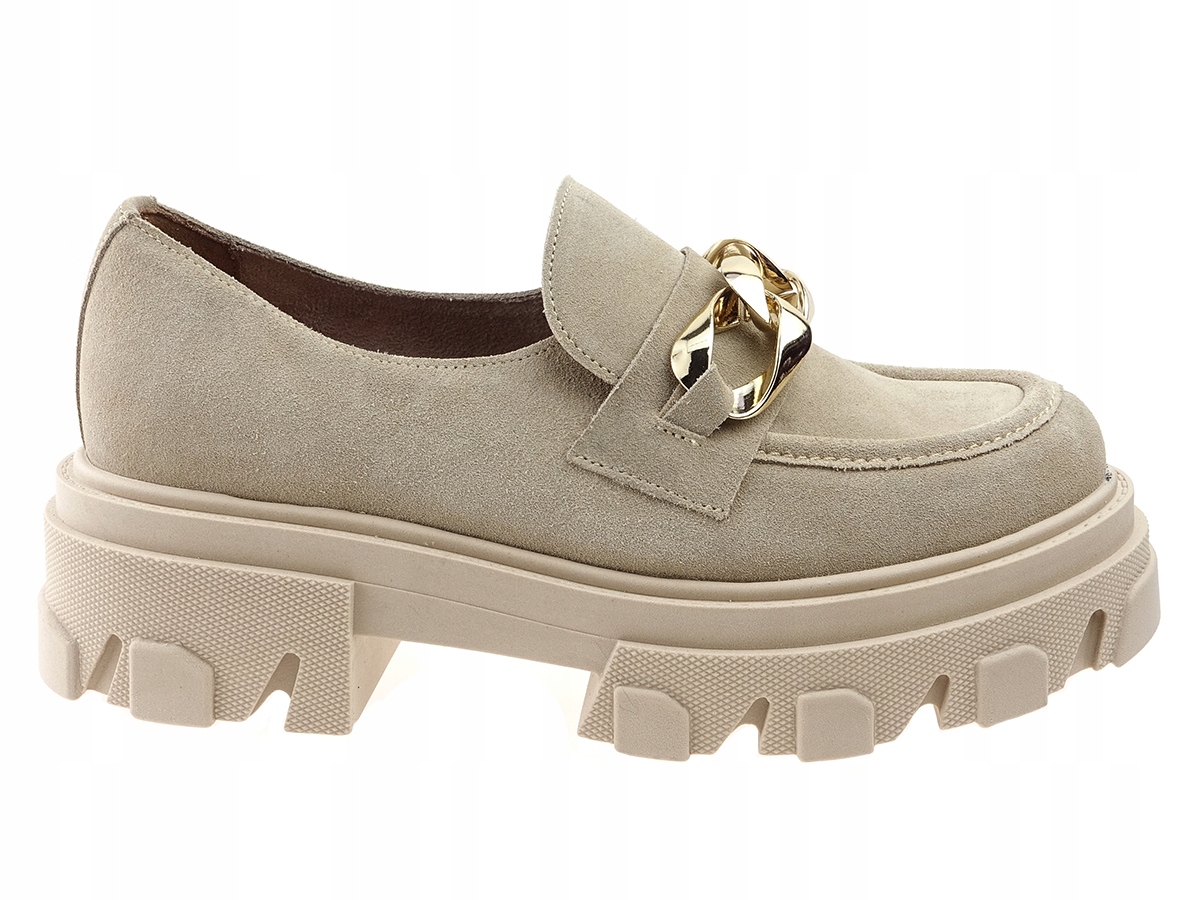 

Lemar półbuty mokasyny 20083 beż, złoty New! 36