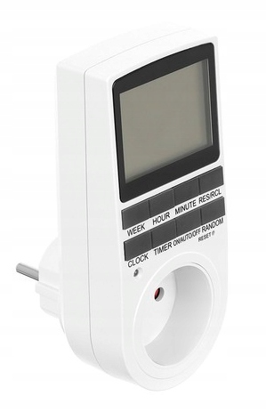 PROGRAMATOR CZASOWY WŁĄCZNIK WYŁĄCZNIK PRĄDU TIMER Rodzaj programator czasowy