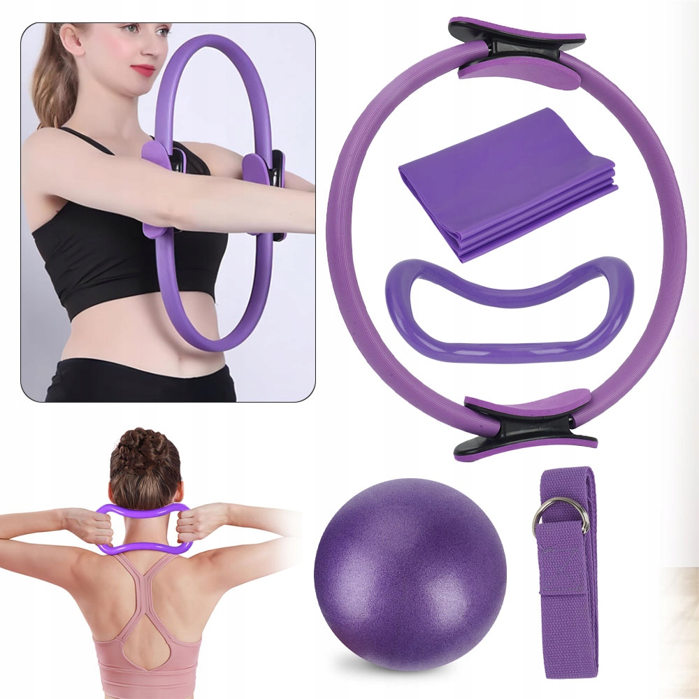 Zestaw 5 Pierścionków Do Pilatesu, Zestaw Do Pilatesu Dla Kobiet, Do Jogi