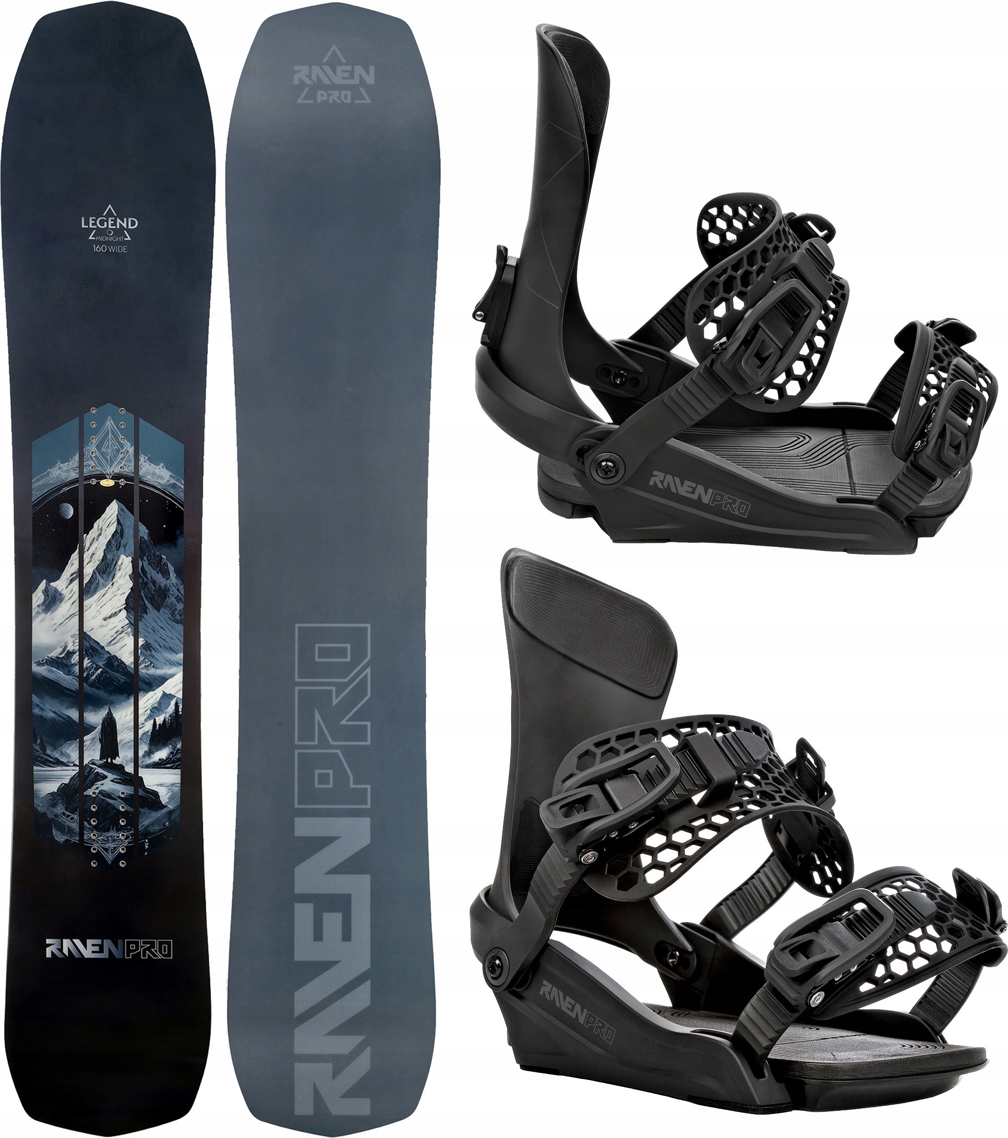 Snowboard Raven Pro Legend 147cm Wiązania Raven Pro King M