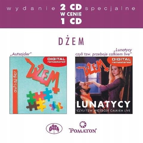 Dżem Autsajder/Lunatycy Czyli Tzw. Przeboje Całkiem Live (2CD)