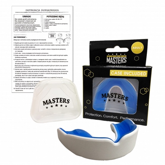 Masters Mouthguard Ochraniacz Zębów Żel Gel Kids Dla Dzieci oz-gel-fit blue