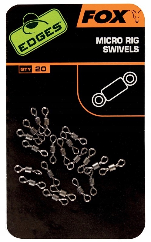Fox Edges Micro Rig Swivels x 20