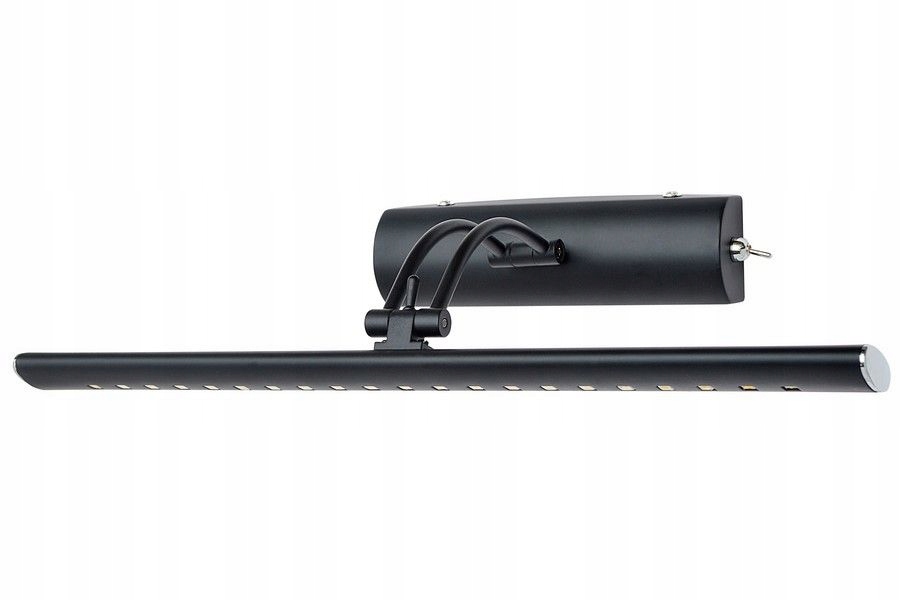 Moderní černá nástěnná lampa s nastavitelnou Led lištou 40 cm Reality