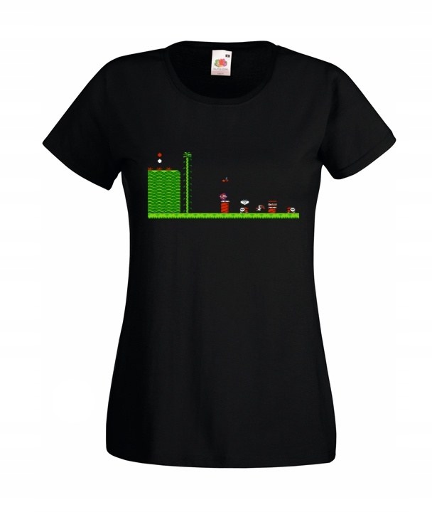

Damska Koszulka Super Mario Bros Wzory