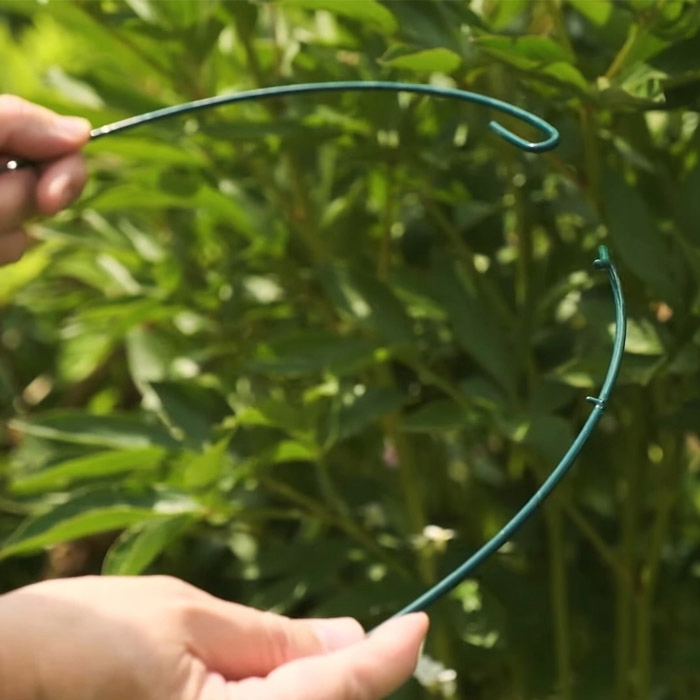 PODPORA +OBRĘCZ POD PIWONIE ROŚLINY KWIATY 90x45cm Kod producenta PP01-2/90