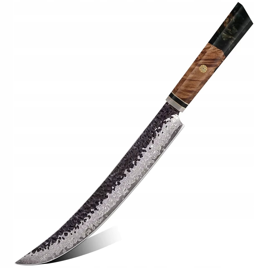 Damaškový kuchynský nôž Airi Slicer/Zelená KP-37312