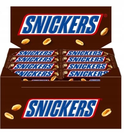 Levně Tyčinka Snickers 50g x 40 Kusů Celý Karton