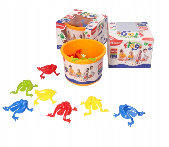 GRA ZRĘCZNOŚCIOWA SKACZĄCE ŻABKI Stan opakowania oryginalne