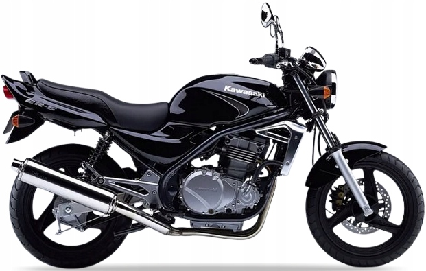 Samolepky Juula Na Motocykl Pro Kawasaki Er 5 2005-2006 Černé 218