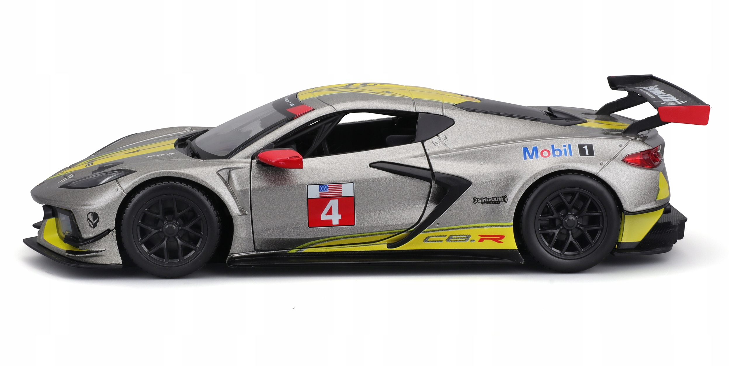Chevrolet Corvette C8.R 2020 DAYTONA 1:24 Bburago 28024 SAMOCHÓD WYŚCIGOWY Efekty brak