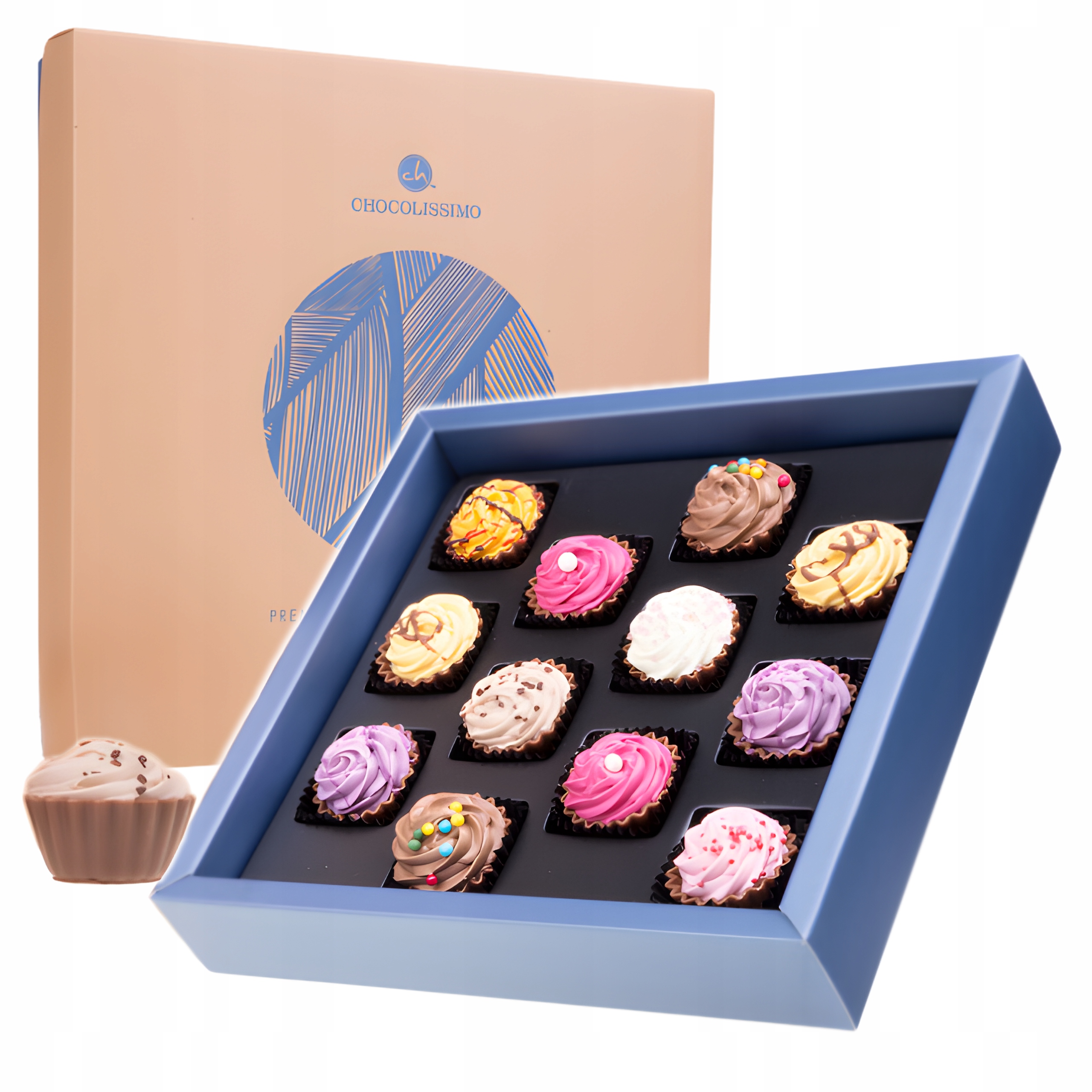 Dárek Den žen, čokoládové Pralinky, Belgické dárky, sladkosti 225 g