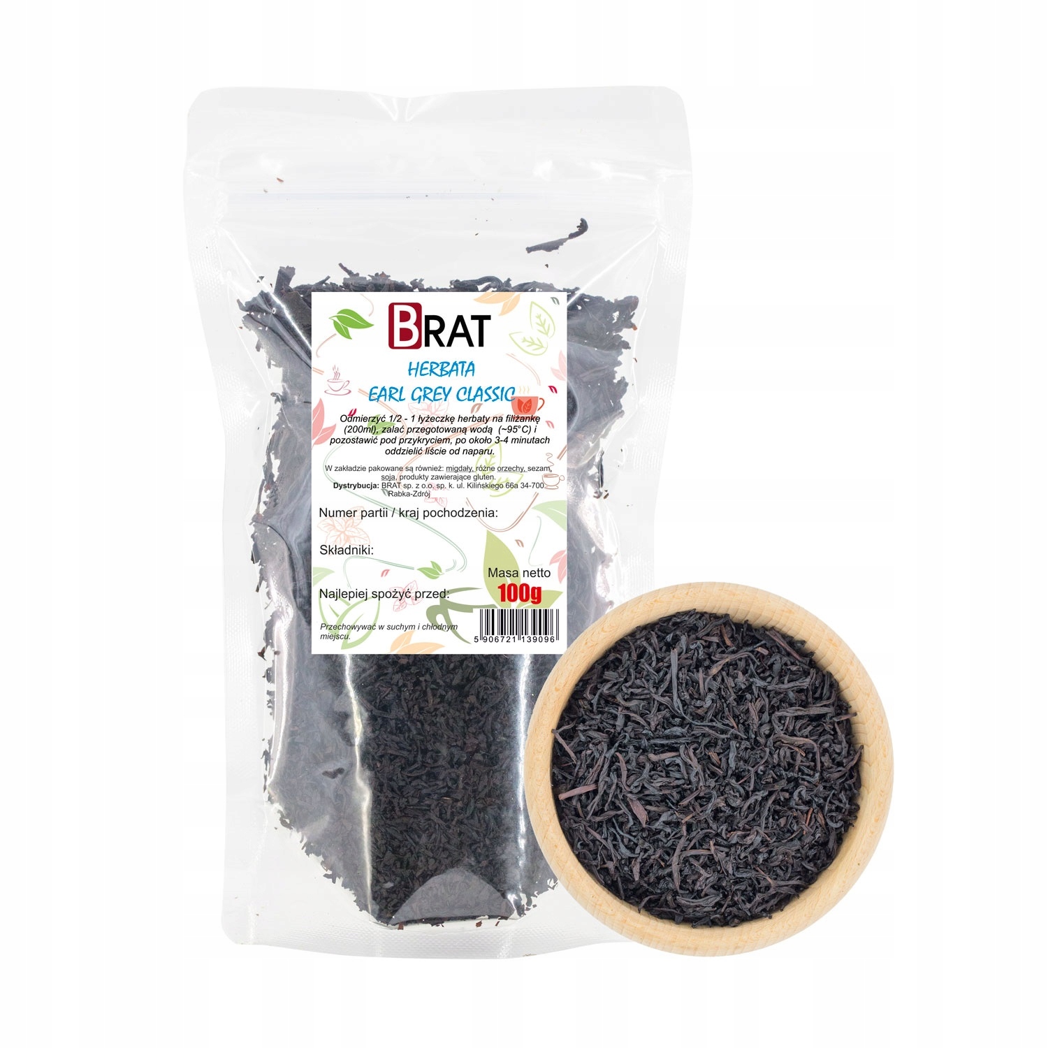 Levně Brat Čaj Earl Grey Classic 100g