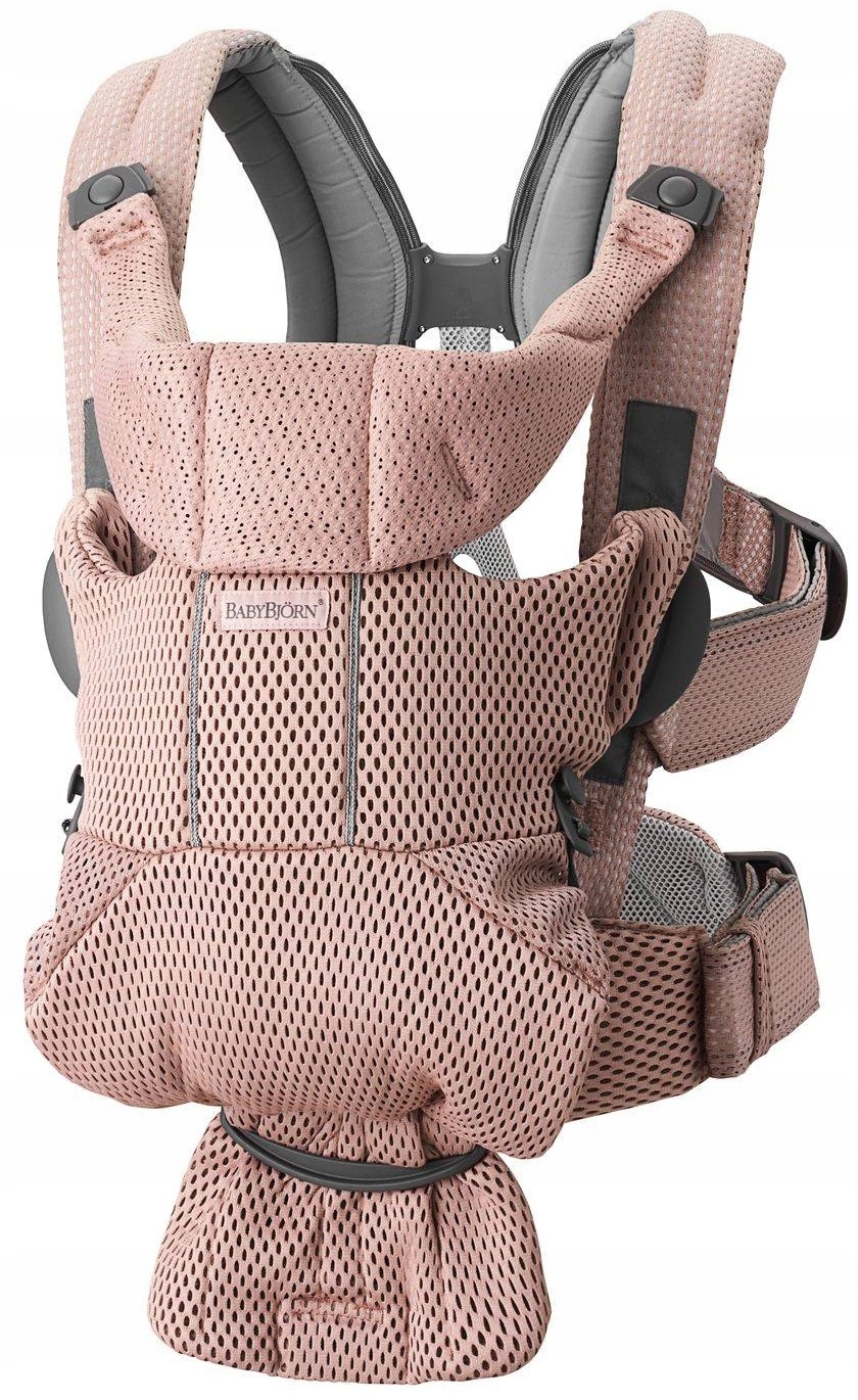 Nosidełko Move 3D Mesh Zgaszony Róż Babybjorn do 12 kg