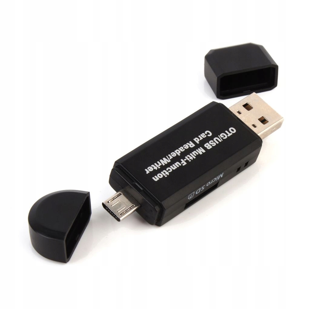 Czytnik kart 3 w 1 USB-C typu C Micro USB OTG Maksymalna prędkość odczytu 31 MB/s