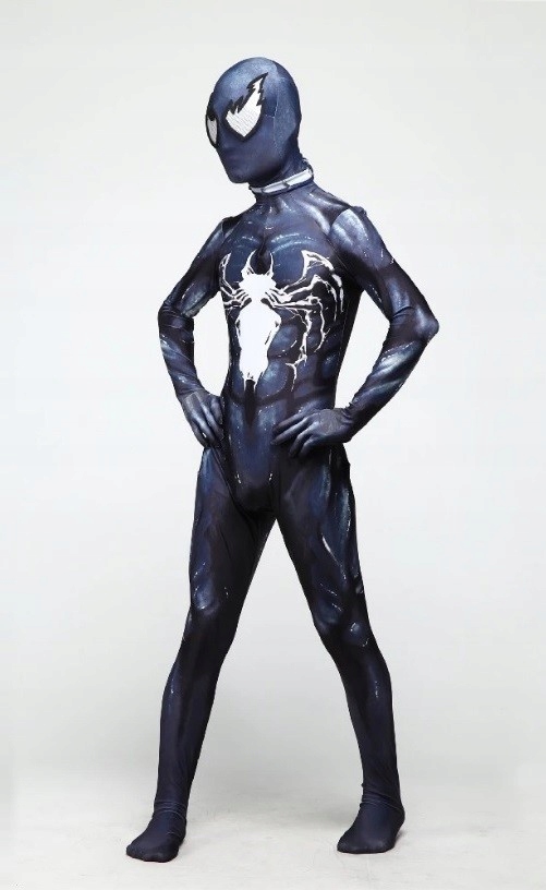 STRÓJ PRZEBRANIE VENOM SPIDERMAN COSPLAY 152/158 Rozmiar XS