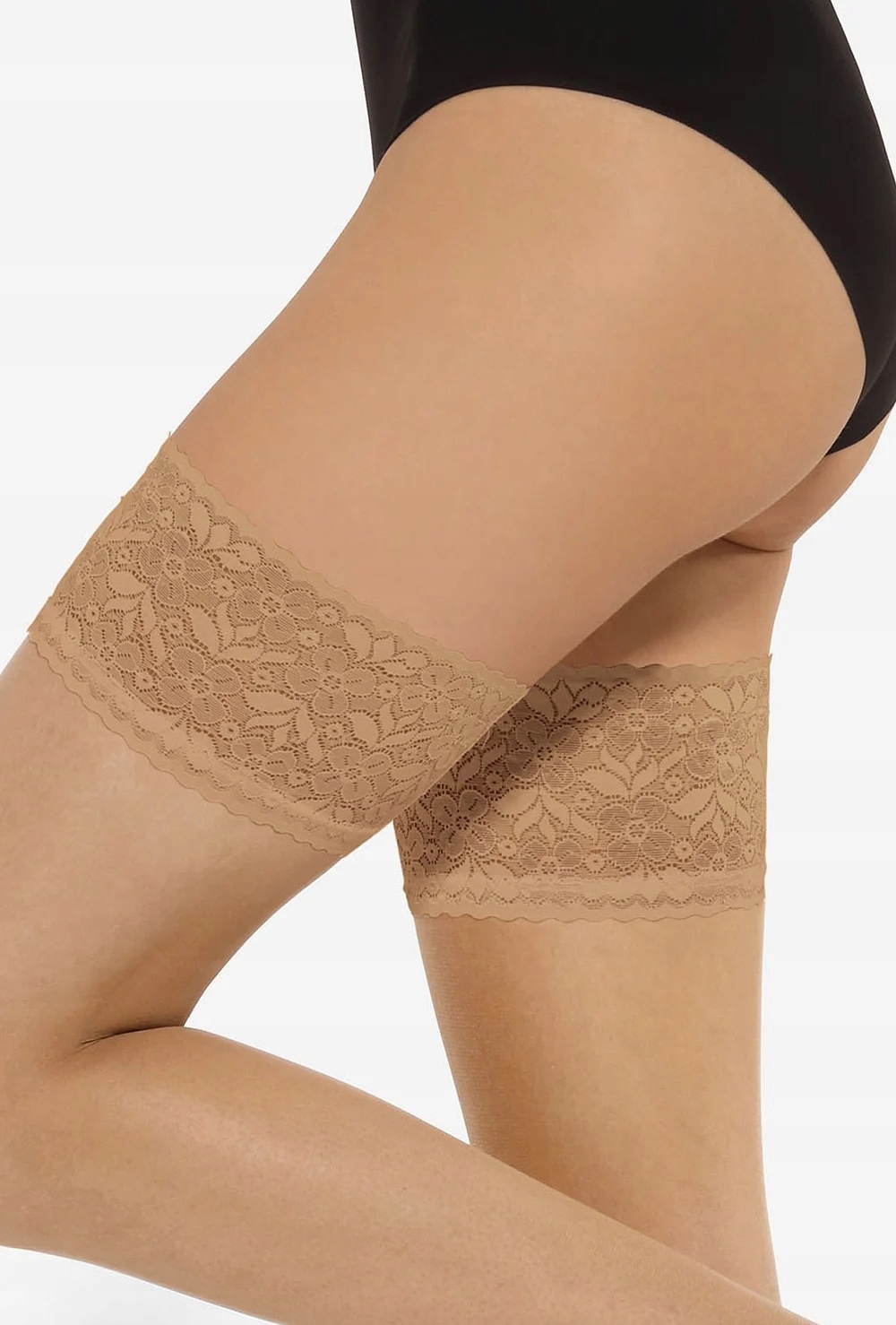 Gatta pończochy samonośne Michelle 01, visone 1/2 Rozmiar 1/2