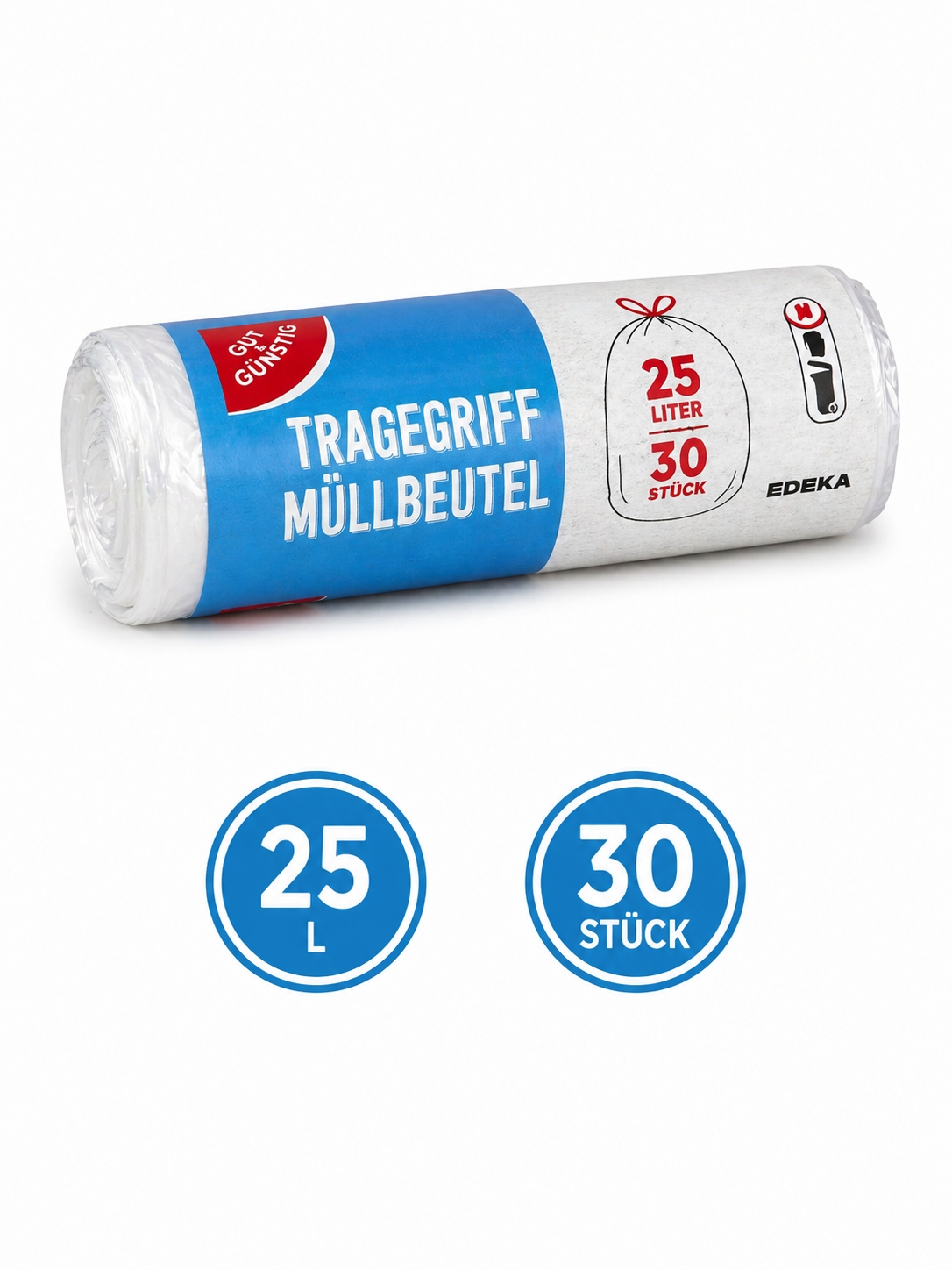 Worki na śmieci 30szt. x 25L uniwersalne