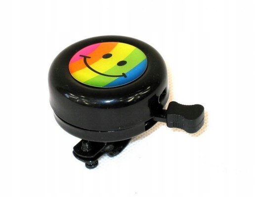 

Dzwonek rowerowy Spencer Smiley z tęczową buźką