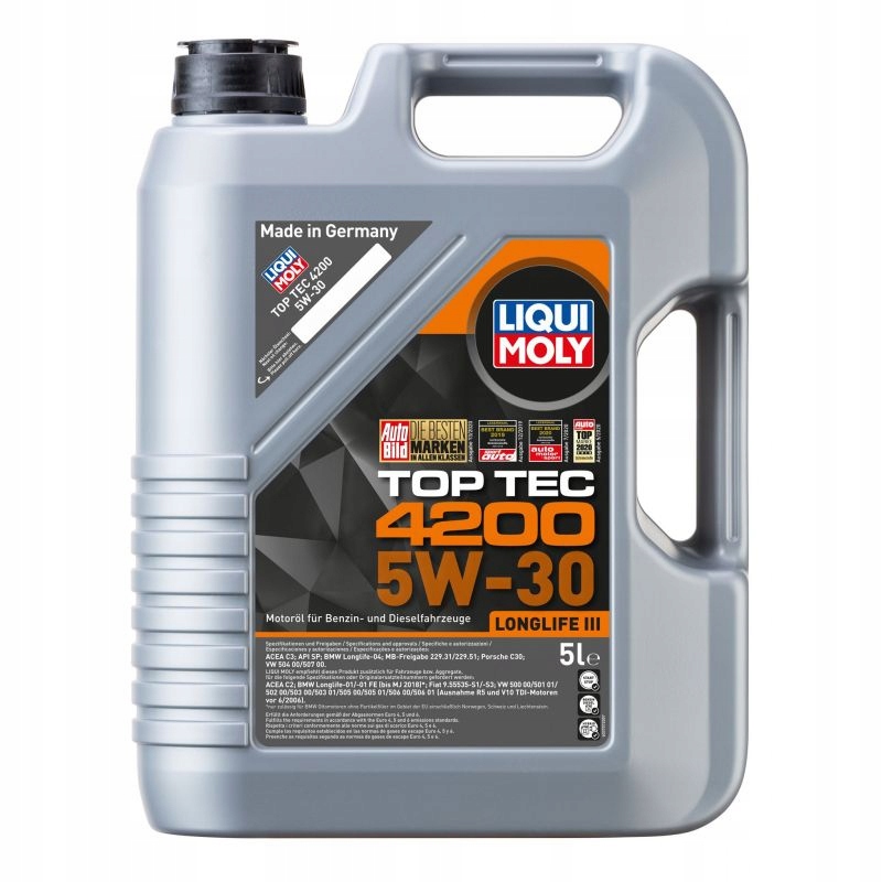 

Olej Liqui Moly 5W30 Top Tec 4200 5L