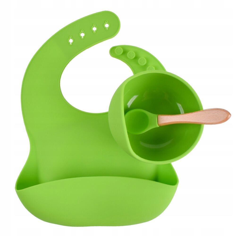 ZESTAW MISECZKA Z PRZYSSAWKĄ + ŁYŻKA + ŚLINIAK
