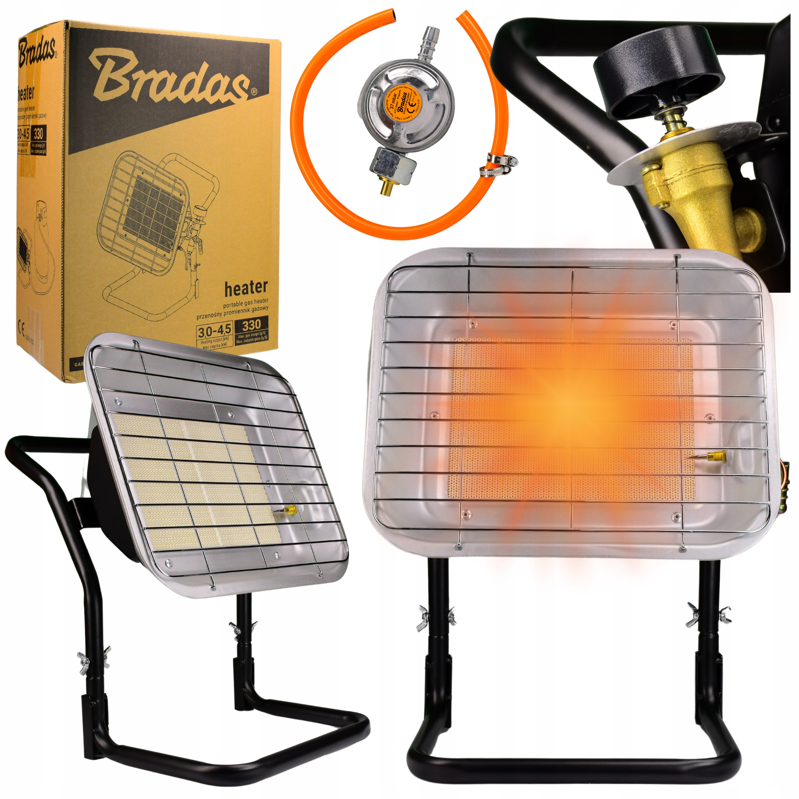 Žiarič Gazová Pec Na Plyn Na Stojane Stojaci Ohrievač