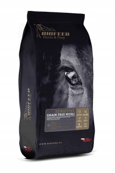 Biofeed Horse & Pony Sensitive Bezobilné müsli 20 kg