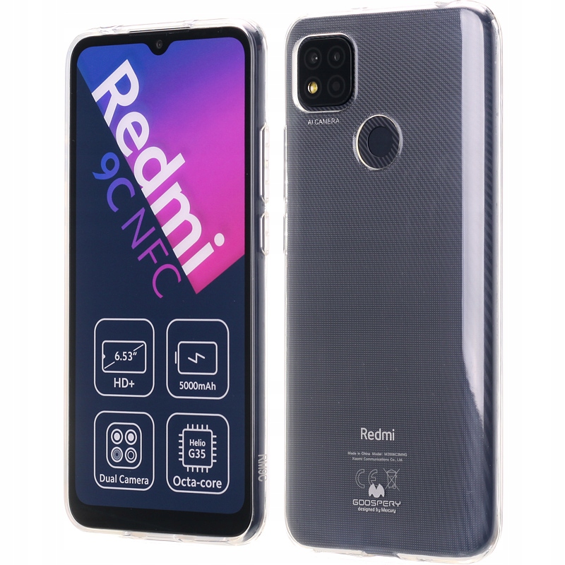 

Etui Mercury Goospery +szkło 9H do Xiaomi Redmi 9C