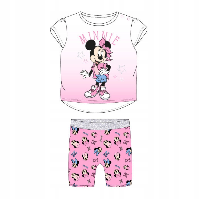 R:86 KOMPLET NIEMOWLĘCY BLUZKA SPODENKI MINNIE