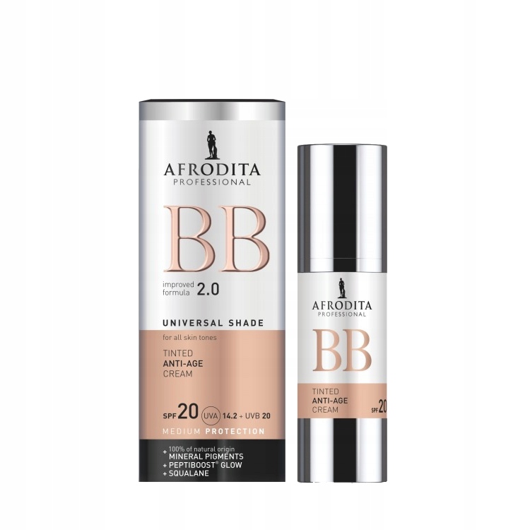 Afrodita Bb spf 20 – koloryzujący krem anti-age