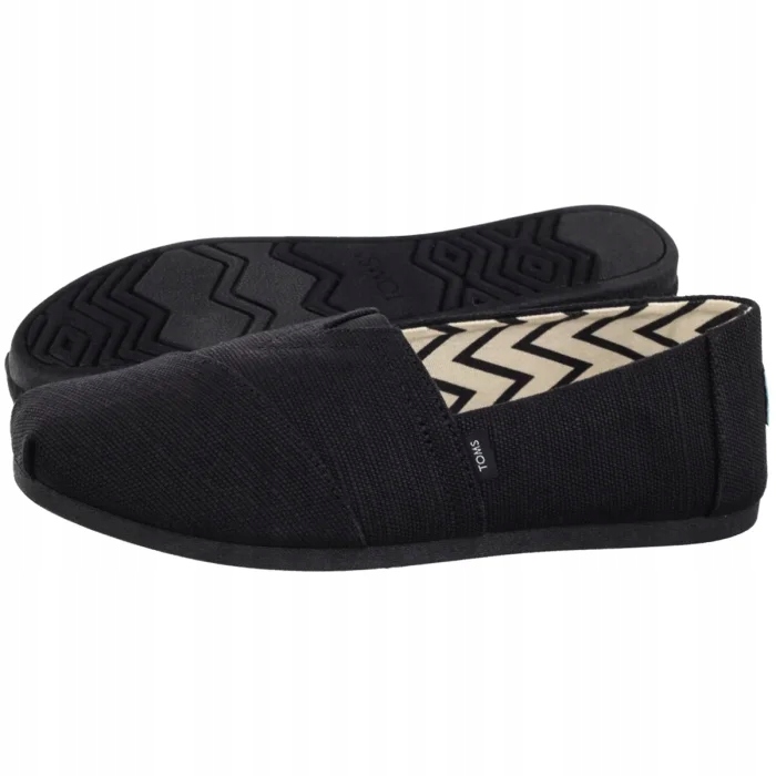 Dámské boty Espadrilky Toms Alpargata Classic Black Canvas 10020784