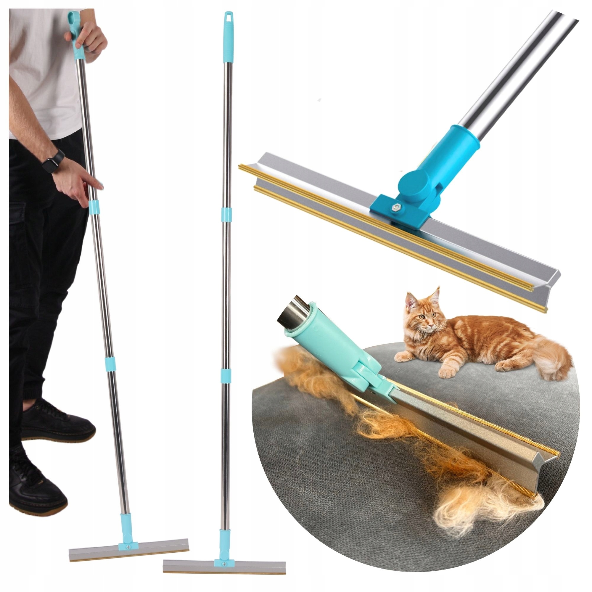 Levně Kartáč Na Odstraňování Chlupů Kočky Psa Z Gauče Koberce Váleček Pevný