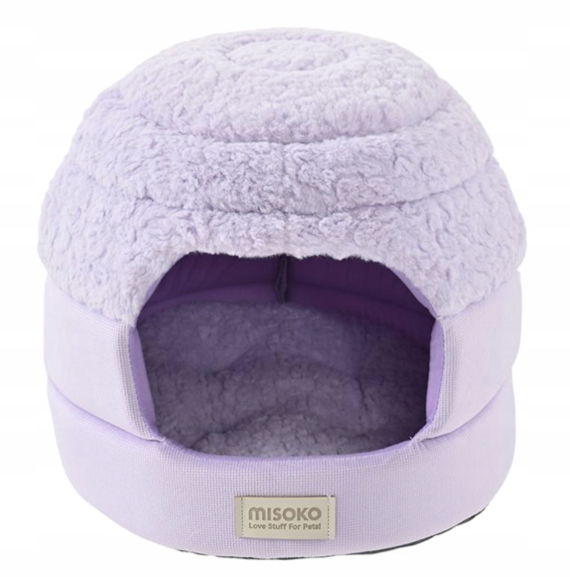 Misoko Pelíšek Domeček Komfortní budka pro psa/kočku – Fialová